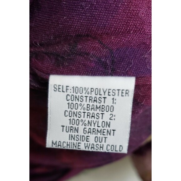 Johnny Was Calme Jacket Coat Womens M Pink Fleece Bomber Floral Camo Lined Cozy - Picture 6 of 6